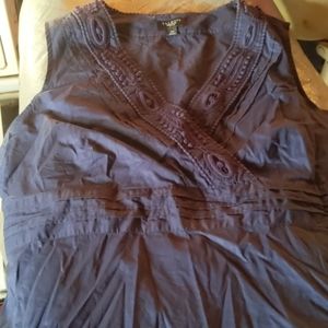 Fitted linen Talbot's blouse